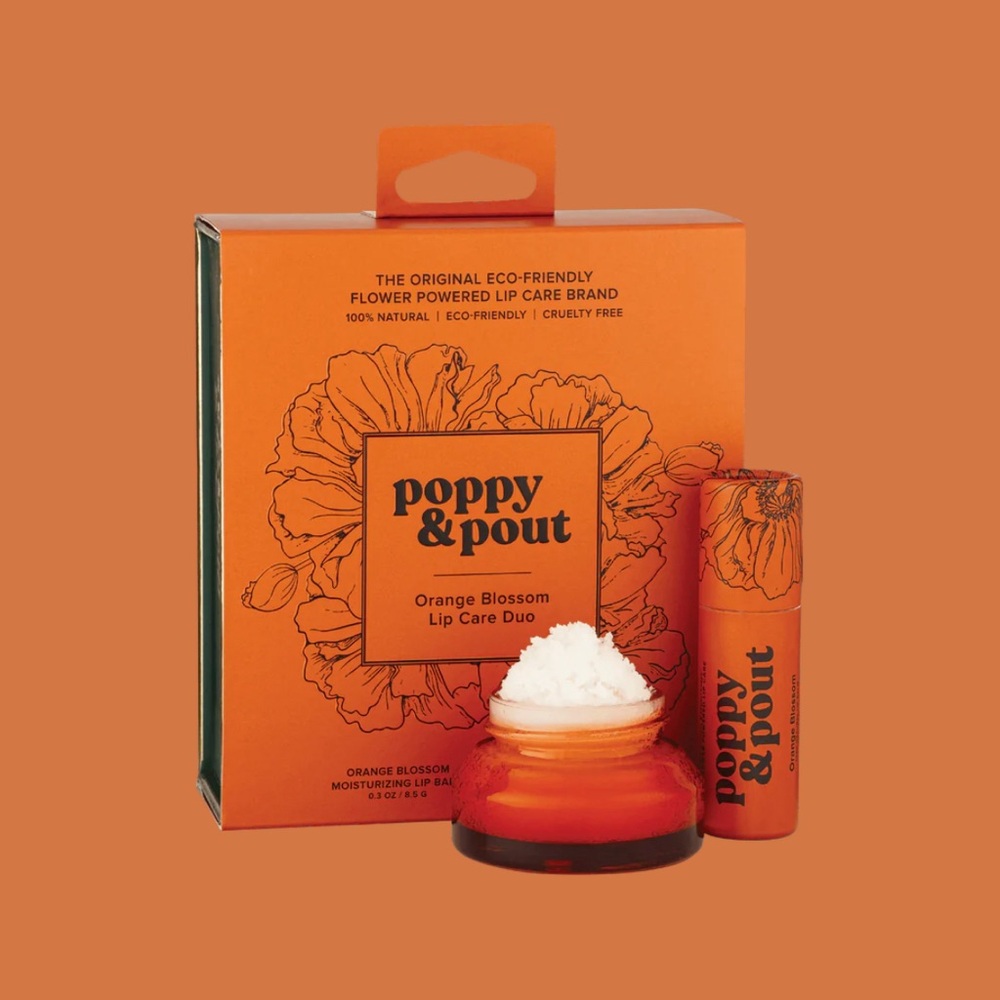 Poppy & Pout Orange Blossom Lip Care Bundle